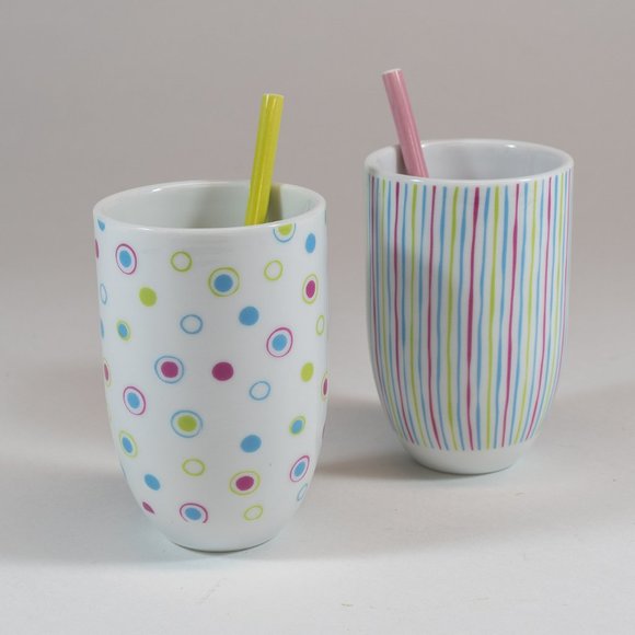 Classic Coffee & Tea Company Contemporary Mugs & Spoons Gift Set - Picture 2 of 3